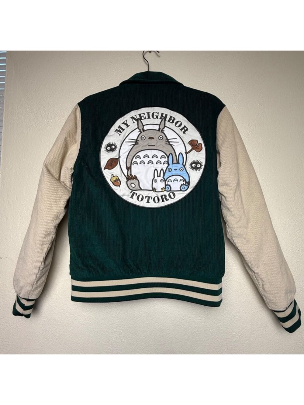 My Neighbor Totoro Corduroy Varsity Jacket Box Lunch Sz M